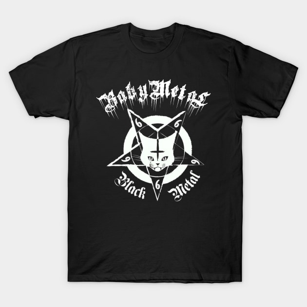 Cat metal Baby metal T-Shirt by alea crew